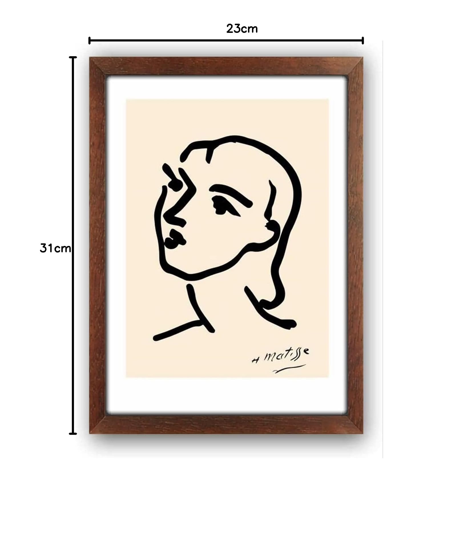 アンリ・マチス ポスター｜木製アートフレーム（900×1290×38mm） アンリ・マチス ポスター｜木製アートフレーム（900×1290×38mm） HENRI